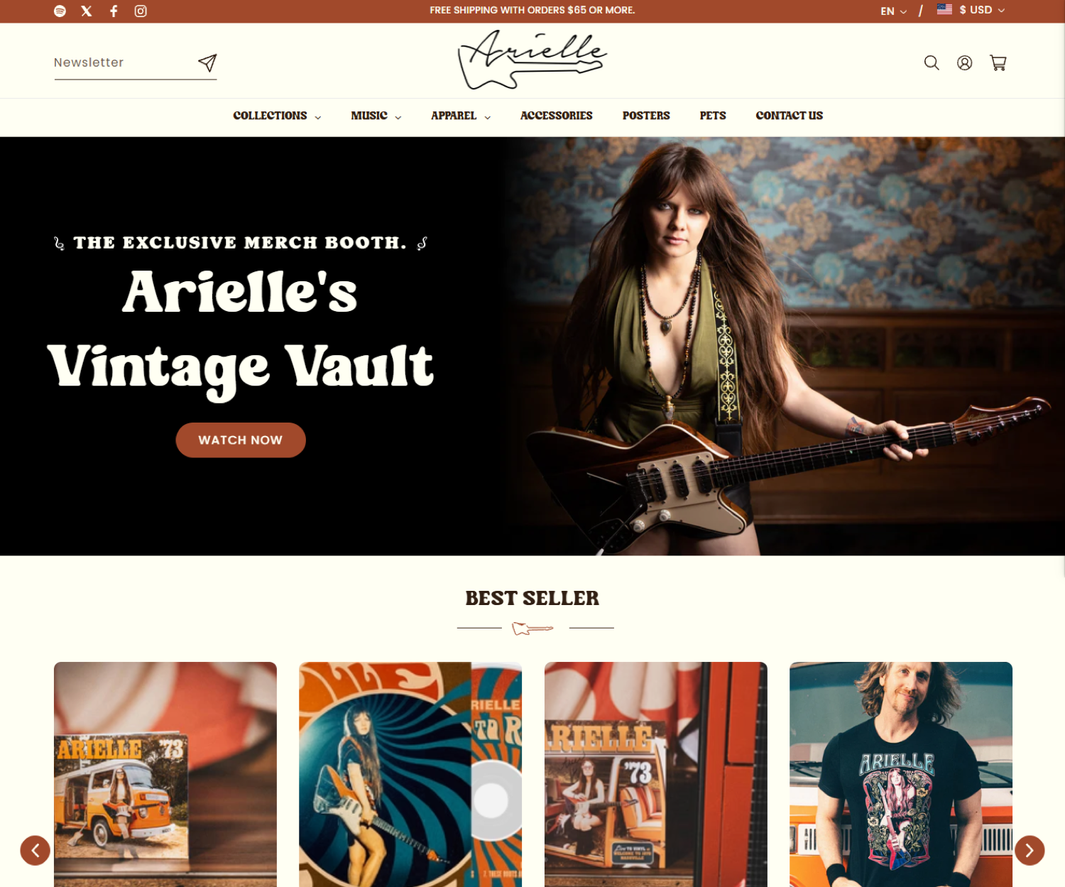Arielle store screenshot 1