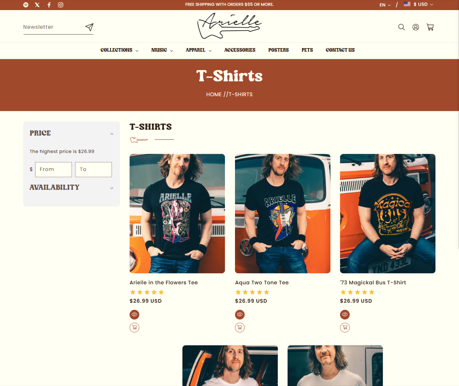 Arielle store screenshot 2