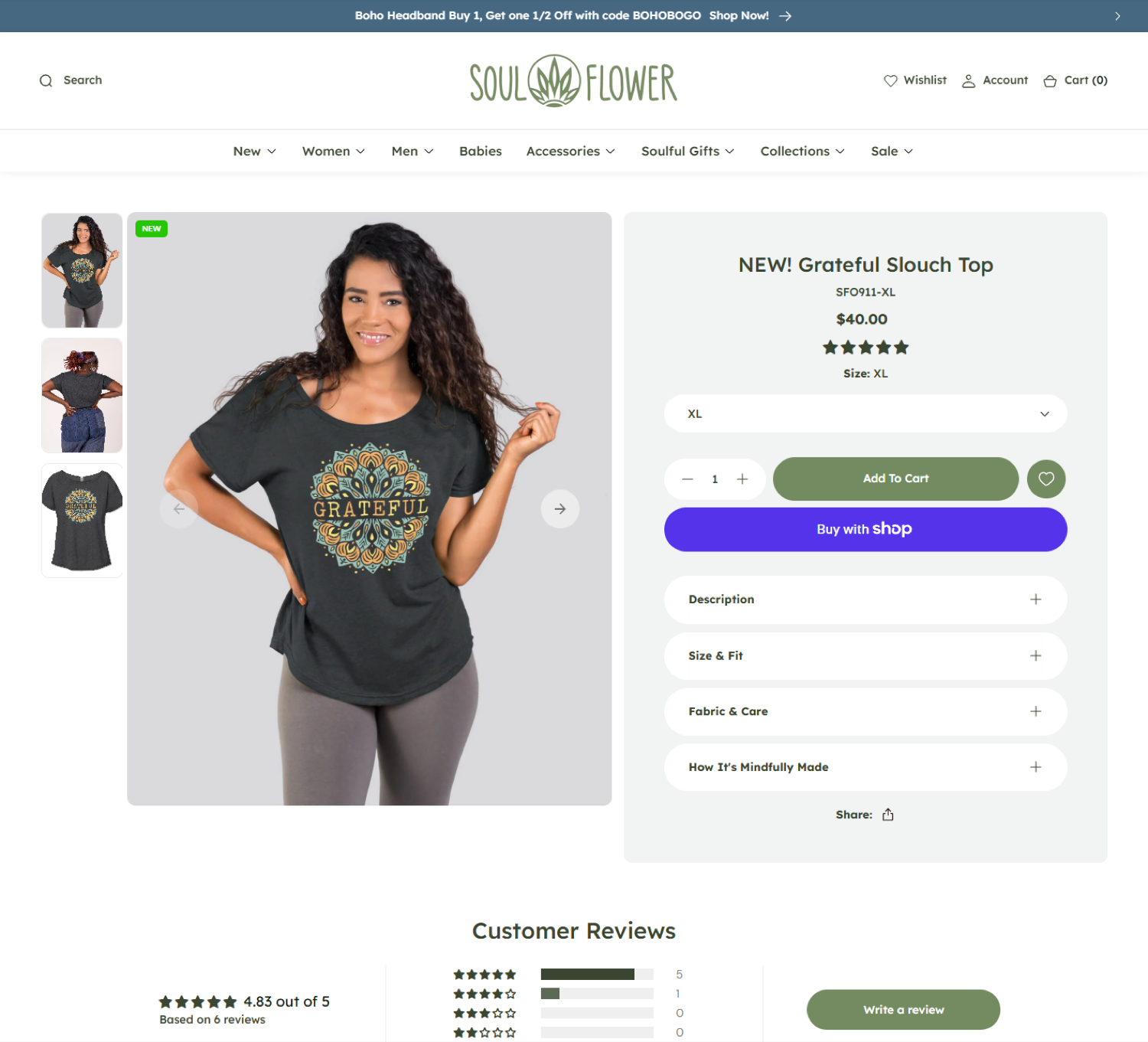 Soul Flower store screenshot 3