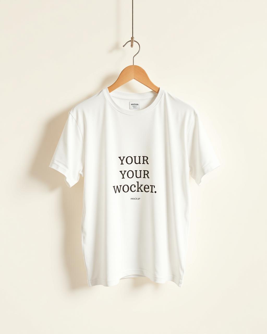 Lifestyle editorial mockup of print-on-demand streetwear at dusk