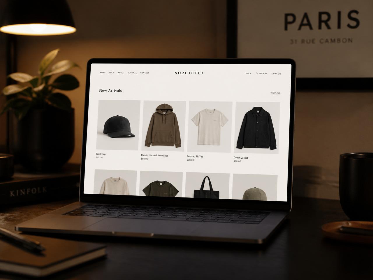 A print-on-demand storefront built and synced on Shopify
